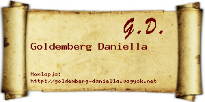Goldemberg Daniella névjegykártya